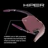 100% Hypercraft Matte Black w/HiPER® Red Multilayer Mirror Lens