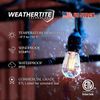 Brightech Pro Waterproof LED Outdoor String Lights Hanging Edison Bulbs - 48 Ft