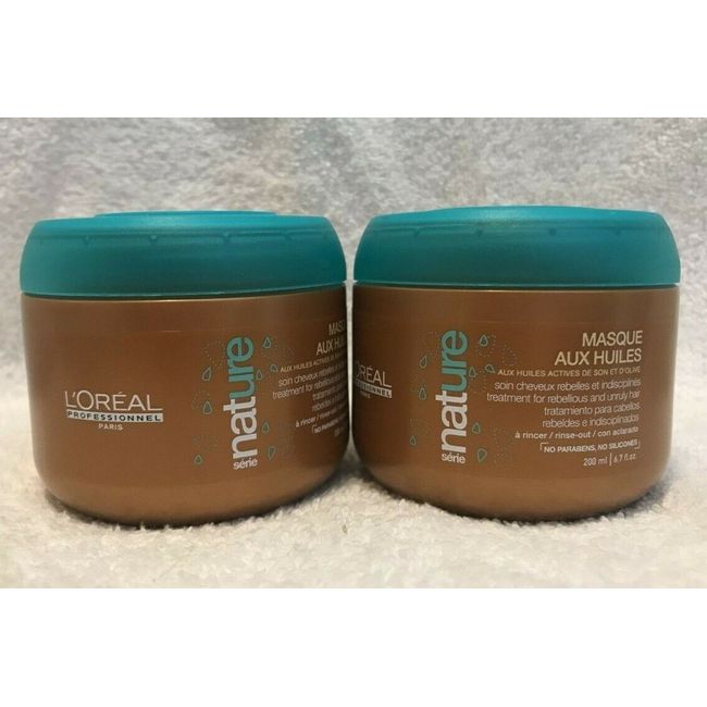 Loreal Nature Maque Aux Huiles 6.7 fl oz / 200 ml (Pack of 2 )