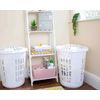 Laundry Basket With Lid Plastic Hamper Large 60L Washing Clothes Storage UK