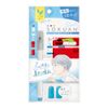 Sonic SP-1501-B Memorizing Sheet, Quick Dark, 3-Piece Set, Memorizing Pen, 2 Sheets, Earplugs, Mint Scent, Blue