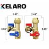 3/4" Tankless Water Heater Descaling Valve Kit  - Threaded Installation...