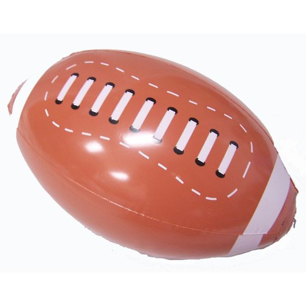 12 PIECES (1 DOZEN) BULK LOT Novelty Toy Inflatable Football - 12 Inch Ball