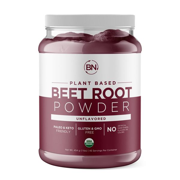 Organic Beet Root Powder – Pure Plant Based Nitric Oxide Boosting Beets for Stamina and Circulation - USDA Organic Beet Powder for your Morning Beet Juice - Non-GMO, Certified Organic, Gluten-Free