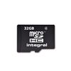 Integral Micro SDHC 16 GB Media Memory Card with SD Adapter Capacity - Black