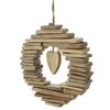 Wooden-Heart Wreath