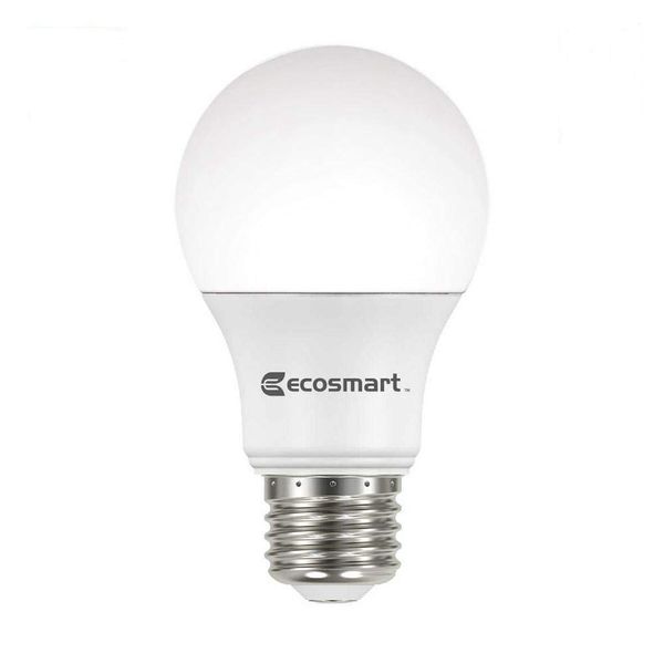 EcoSmart A19 A460ST-Q1D-01 40W Equivalent Dimmable LED Light Bulb, Soft White, (Pack of 4)