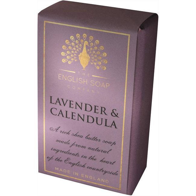 The English Soap Company, Pure Indulgence Lavedner & Calendula, Shea Butter Soap, 200g