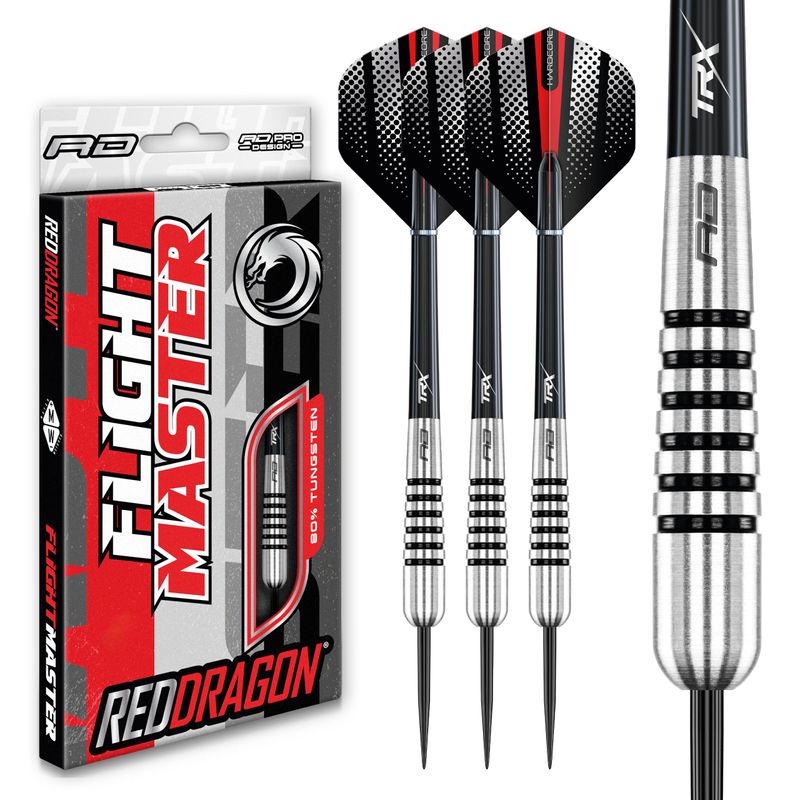 RED DRAGON Torpedo: 28g Flightmaster - Tungsten Darts Set with Flights ...