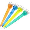 MUXSAM 50pcs Plastic Golf Tee Assorted Golf Crown Shape Booster Tees 78mm Friction Reduce Tee
