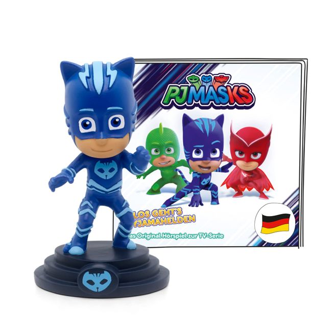 tonies Hörfigur für Toniebox, PJ Masks – Los geht’s Pyjamahelden, Hörspiel für Kinder ab 5 Jahren, Spielzeit ca. 87 Minuten