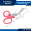 25 EMT Shears Scissors Bandage Paramedic EMS Supplies 5.5"