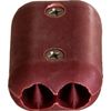 1/2 Inch Double OT Reusable Rope Clamp Twenty Five (25) Pack (Red)