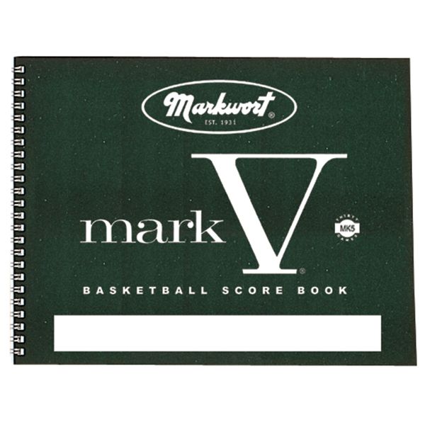 Markwort Mark V Basketball Scorebook 30 Games