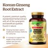 Solgar Korean Ginseng Root Extract, 60 Vegetable Capsules - Immune Support - Standardized, Full Potency (SFP) - Non-GMO, Vegan, Gluten Free, Dairy Free, Kosher - 60 Servings