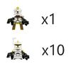 JsLTCustoms 11pcs Phase 1 Clone Troopers Set 327th, 11 Figures, Battle Pack with Accessories