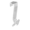Door Hooks Plastic Transparent Set of 10
