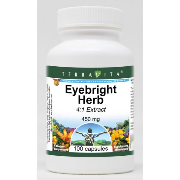 Eyebright Herb 4:1-450 mg (100 Capsules, ZIN: 520067)