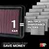 K&N Filters K&N 33-3051 Replacement Air Filter