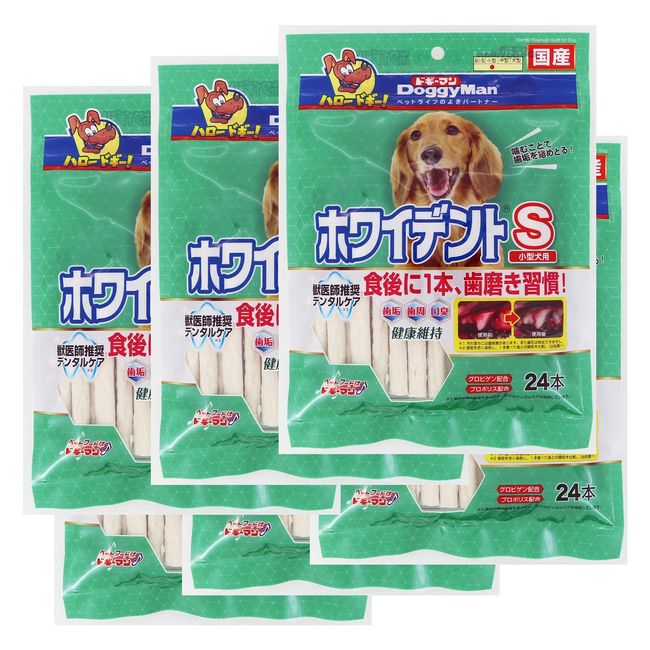 Doggyman Whitedent Sticks, S, Super Value, Set of 24 x 6