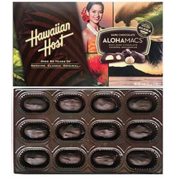 Dark Chocolate Covered Macadamia Nuts by Hawaiian Host (3 Boxes)