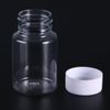 ROSENICE 10pcs Empty Plastic Bottles 80ml with Lid for Medicine Pill
