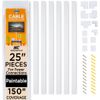 Cord Cable Cover Wall Concealer Management Large Raceway Kit Home Office
