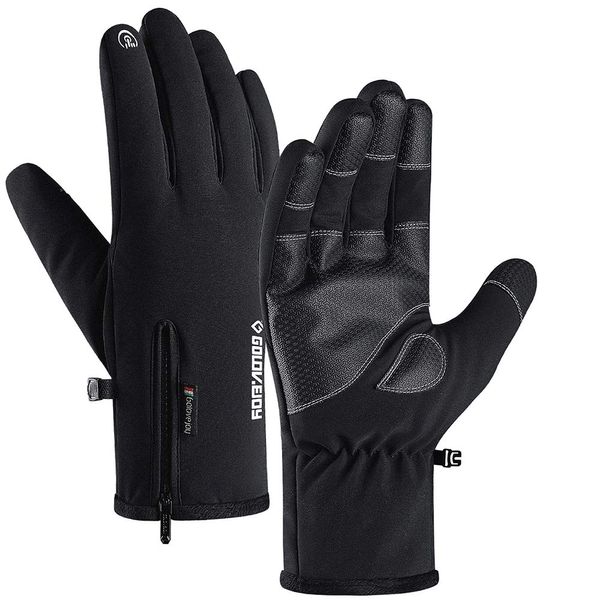 Y&R Direct Mens Winter Gloves -30℉Windproof Waterproof Touch Screen Gloves for Outdoor Work (Large)