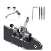 Chainsaw Sharpener Kit, Chainsaw Sharpening Jig with 3 Pcs Sharpening Bits CTD