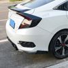 Rear Bumper Lip Canards Splitter Diffuser Side Aprons For Honda Civic 2016-2021