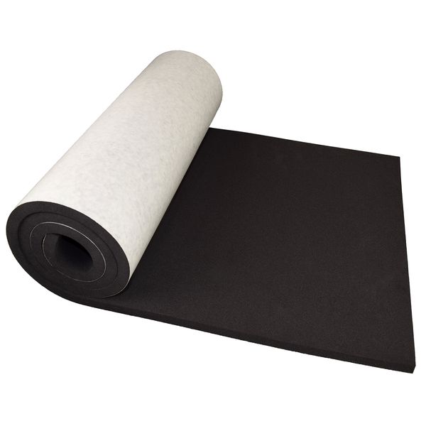 XCEL Extra Large Marine Roll, Closed Cell Neoprene Rubber with Adhesive, Size 60" x 16" x 1/2", Easy Cut Material, Water and Weather Resistant, Made in USA