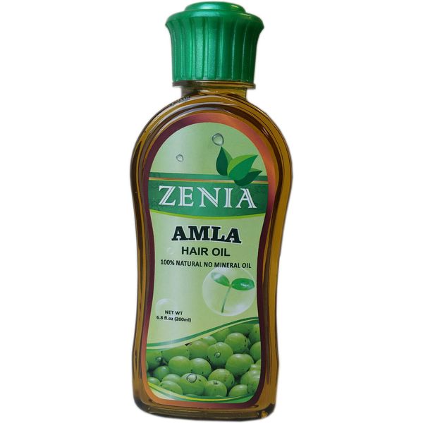 200ml Zenia Amla Hair Oil 100% Natural NO MINERAL OIL