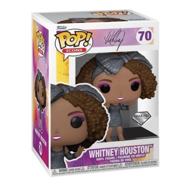 Funko! Pop Diamond Glitter Excl Whitney Houston (Tall)