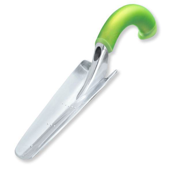 Radius Garden 101 Ergonomic Aluminum Hand Transplanter, Lime