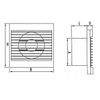 Cost Wise Whisper quiet Bathroom/kitchen extractor fan 100mm/ 120mm model with a timer switch (120mm)