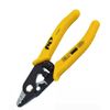 Three Hole high Precision Fibre Optic Stripper with TPR Handle, 6" Length.