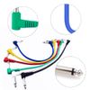 3 Pcs Right Angle Patch Cables - 6.35mm Instrument Cables for Guitar, Bass Effect Pedals