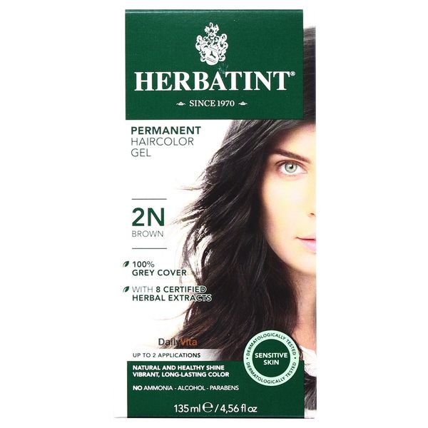 2x Herbatint Permanent Herbal Hair Color Gel 4.56 Ounce UNIQUE & GENTLE FORMULA