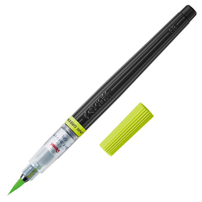 Pentel XGFL-164 Color Brush Pen Art Blush Lime Green