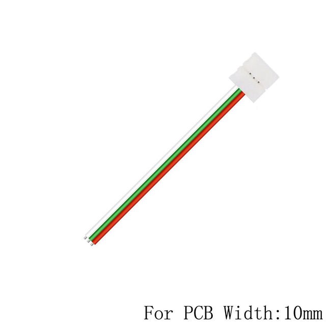 WIRE TO STRIP CONNECTOR CLIP 8MM 10MM RGB-W 2 / 4 / 5 PIN PCB ADAPTER LED  STRIP