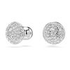 Swarovski Meteora set, White, Rhodium plated