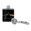 Pink Floyd Dark Side Stainless Steel 1oz Mini Flask Key Chain