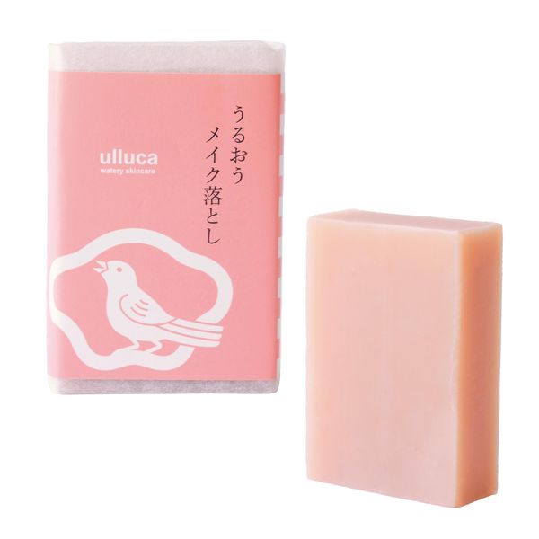 ulluca Soap Studio KURIYA Moisturizing Makeup Remover, Floral, 1 Piece, 3.5 oz (100 g) [Double Face Wash Required/Eyelash Effect/Cleansing/Aroma/Natural Essential Oils/No Additives/Hypoallergenic/Soap/Skin-friendly/Sensitive Skin/Dry Skin/Moisturizing/Col