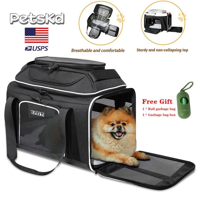 Foldable Cat Dog Carrier Bag Travel Carry Tote Shopping Bag Pet