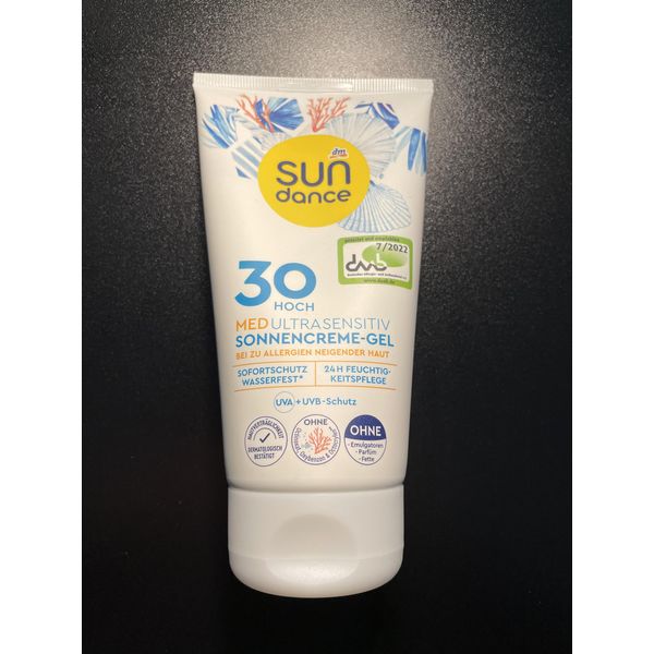 SUNDANCE Sonnencreme Gel, MED ultra sensitiv, LSF 30, 150 ml