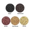 200 Pcs 2.5mm Copper Nano Rings Micro Links Rings Hair Beads for Hair Extensions Feather Extension (Black)
