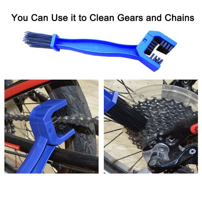 Bike Chain Cleaner Kit, Easy And Quick Clean Chains Scrubber Gear Brush  Maintenance Cleaning Tool Set For Road Bicycle Mountain Bikes Mtb