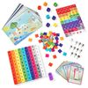 Numberblocks MathLink Cubes 93417 Number Blocks 1-10 Cubes 100 Pieces Activity Set Math Toys Authentic