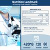 420MG Magnesium Complex Vitamin B6, 100% Chelated for Max Absorption, Vegetarian