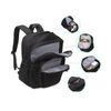 abshoo Classical Basic Womens Travel Backpack For College Men Water Resistant Bookbag (Black)